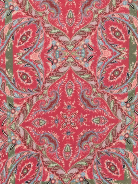 ETRO paisley-pattern wool scarf - Pink - zdjęcie produktu nr 2