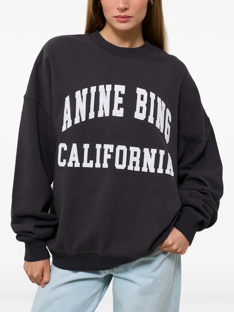 ANINE BING California crew-neck sweatshirt - Black - zdjęcie produktu nr 1
