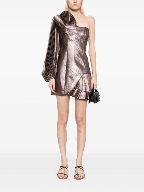 Acler Dartmoor mini dress - Metallic - zdjęcie produktu nr 2