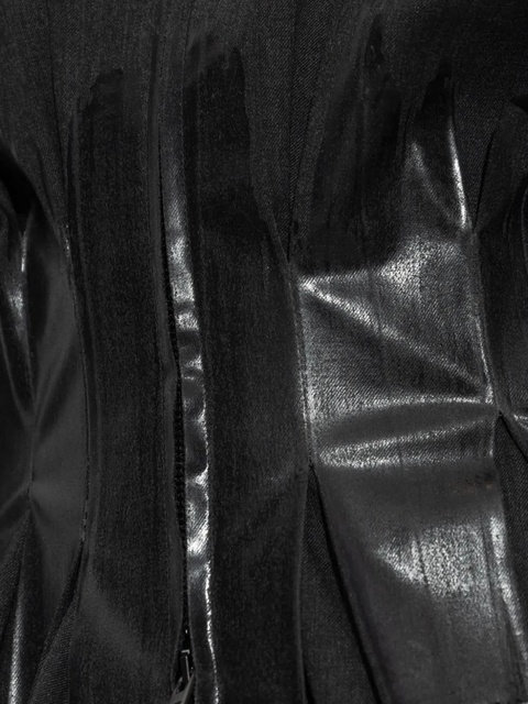 Diesel G-anbu zip pleated jacket - Black - zdjęcie produktu nr 1