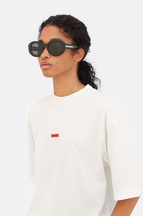 Marni okulary przeciwsłoneczne Mount Bromo kolor czarny EYMRN00007 013 C6H - zdjęcie produktu nr 2