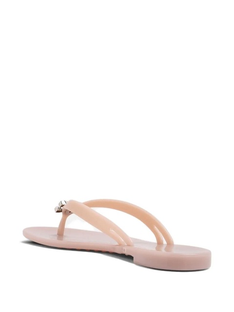 Casadei Jelly embellished thong flip flops - Neutrals - zdjęcie produktu nr 2