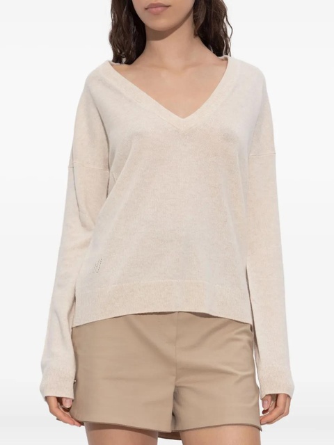 Zadig&Voltaire v-neck sweater - Neutrals - zdjęcie produktu nr 1