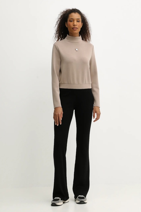 Guess bluza OLYMPE damska kolor beżowy gładka V4YQ05 KCAY2 - zdjęcie produktu nr 2