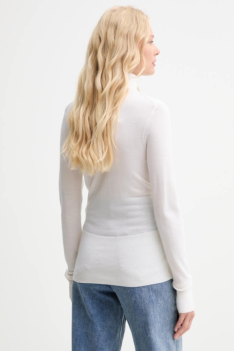 AERON sweter wełniany damski kolor beżowy lekki z golfem CRTO545528 - zdjęcie produktu nr 2