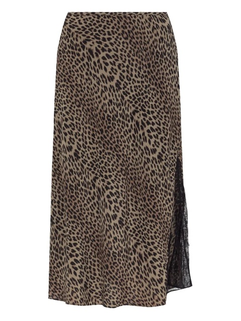 Zadig&Voltaire lace-insert skirt - Brown - zdjęcie produktu nr 1