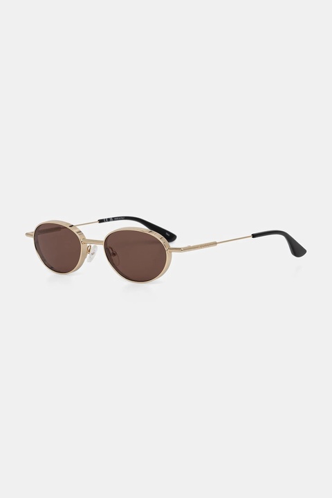 Alexander McQueen okulary przeciwsłoneczne kolor złoty AM0523S - zdjęcie produktu nr 1
