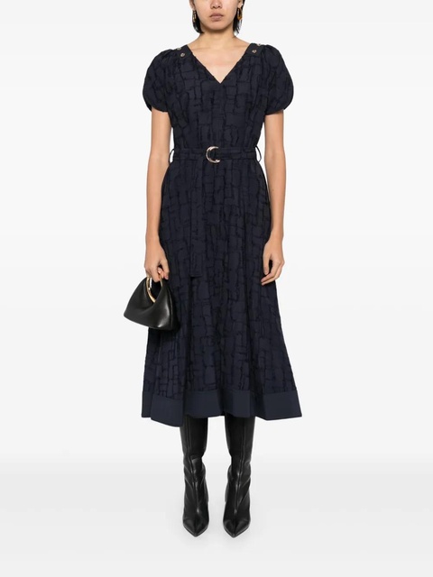 3.1 Phillip Lim check pattern dress - Blue - zdjęcie produktu nr 2
