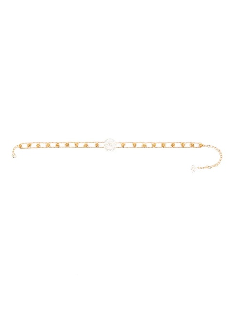 Blumarine rose-embellished choker - Gold - zdjęcie produktu nr 1
