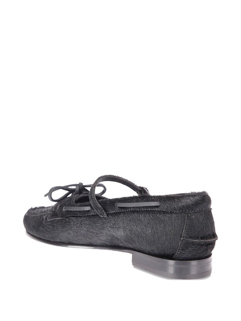 Hereu Lorea calf-hair flat pumps - Black - zdjęcie produktu nr 2