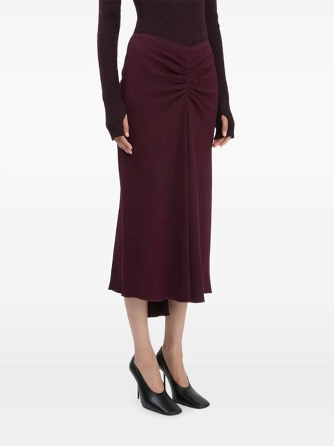Victoria Beckham gathered waist midi skirt - zdjęcie produktu nr 2