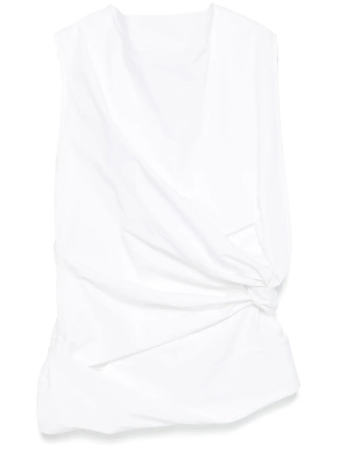 Jil Sander poplin top - White - zdjęcie produktu nr 1
