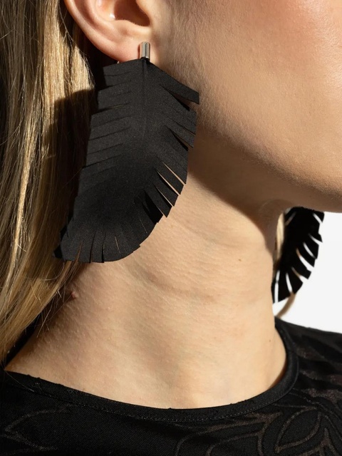 Marni Black Feathers earrings - zdjęcie produktu nr 2