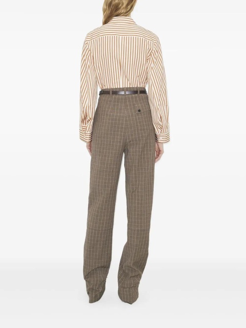 Tory Burch striped cotton shirt - White - zdjęcie produktu nr 2