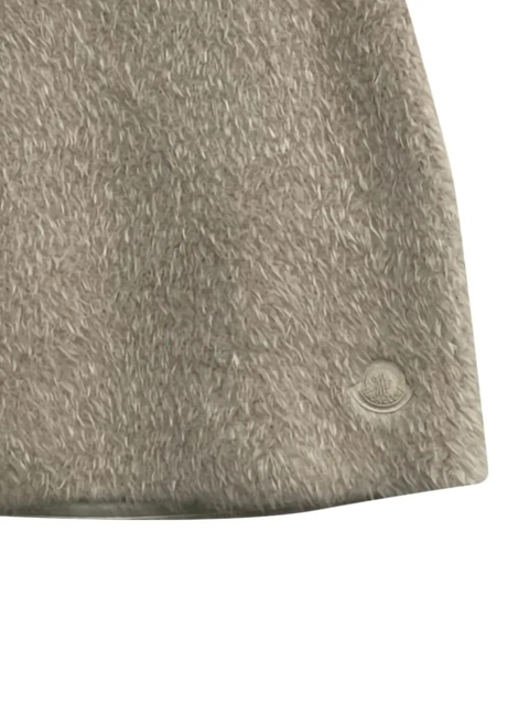 Moncler fluffy logo patch skirt - Neutrals - zdjęcie produktu nr 2