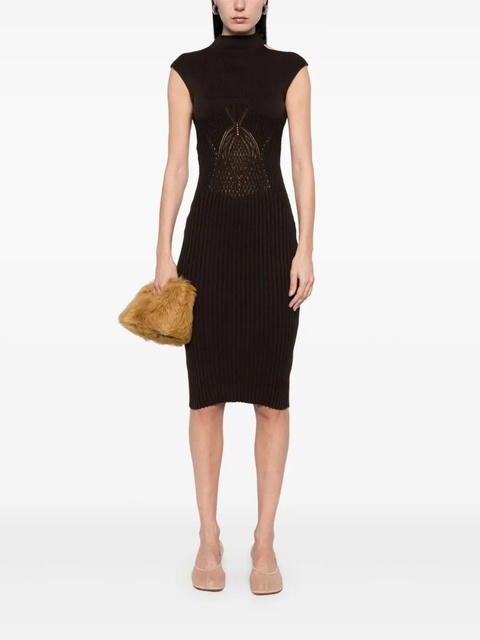 Isa Boulder Raven midi dress - Brown - zdjęcie produktu nr 2