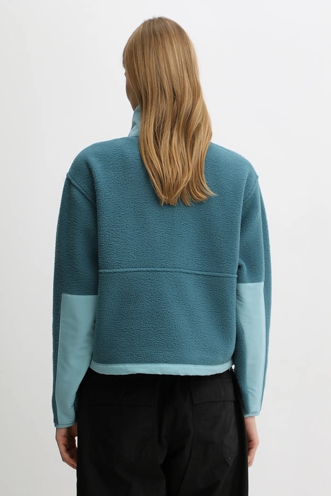 The North Face bluza Yumiori Off damska kolor zielony gładka NF0A8EV0E311 - zdjęcie produktu nr 2