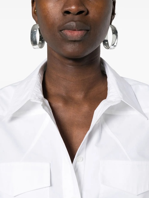 Rabanne long-sleeve cotton shirt - White - zdjęcie produktu nr 2