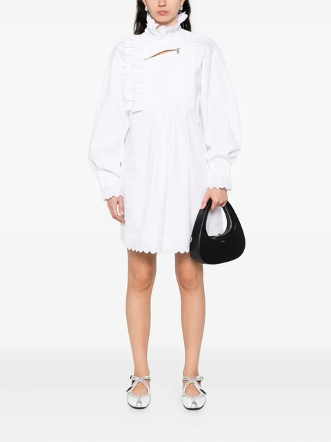 Coperni ruffled pleated dress - White - zdjęcie produktu nr 2