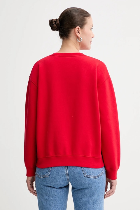Levi's bluza damska kolor czerwony gładka 002AJ - zdjęcie produktu nr 2