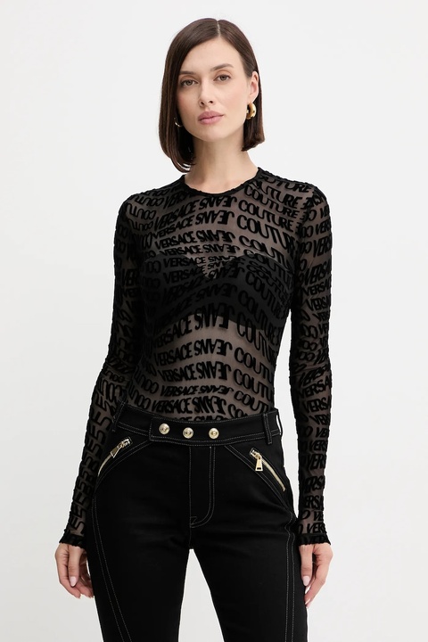 Versace Jeans Couture body kolor czarny 79HAM221 JS490 - zdjęcie produktu nr 1