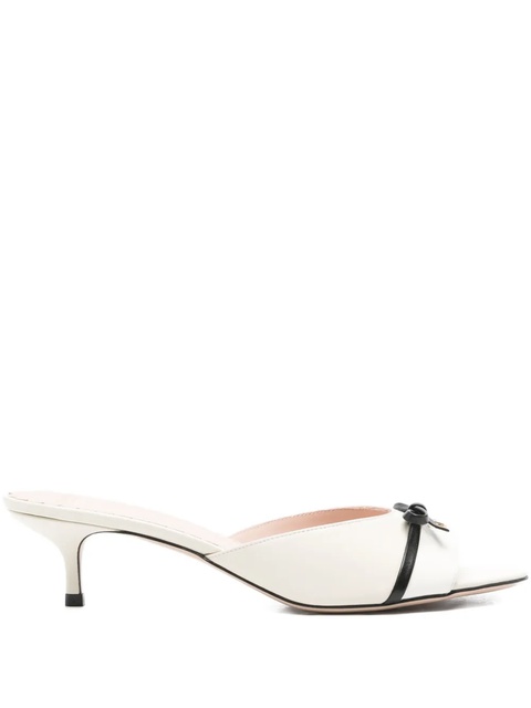 Valentino Garavani 40mm bow-detail kitten-heel sandals - Neutrals - zdjęcie produktu nr 1