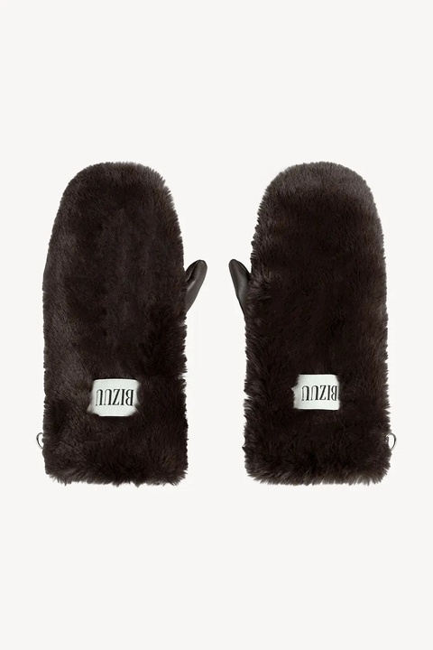 Bizuu rękawiczki ROKKA damskie kolor brązowy ROKKA BRĄZOWY - zdjęcie produktu nr 2