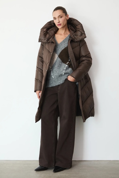 Medicine płaszcz puchowy kolor turkusowy - zdjęcie produktu nr 1