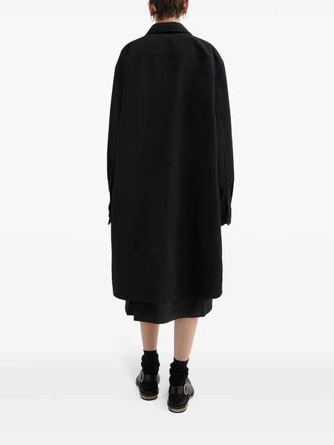 Jil Sander button-up coat - Black - zdjęcie produktu nr 2
