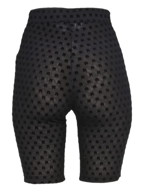 ROTATE BIRGER CHRISTENSEN logo-pattern shorts - Black - zdjęcie produktu nr 1