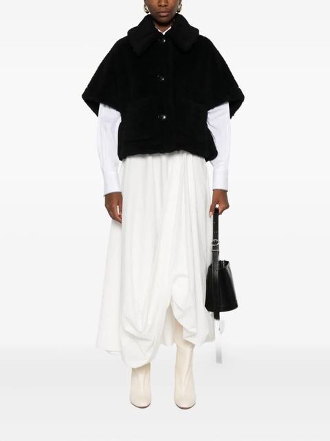 Max Mara teddy three-button cape - Black - zdjęcie produktu nr 2