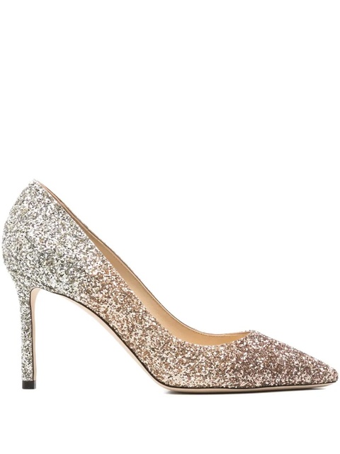 Jimmy Choo glitter degrade pumps - Silver - zdjęcie produktu nr 1