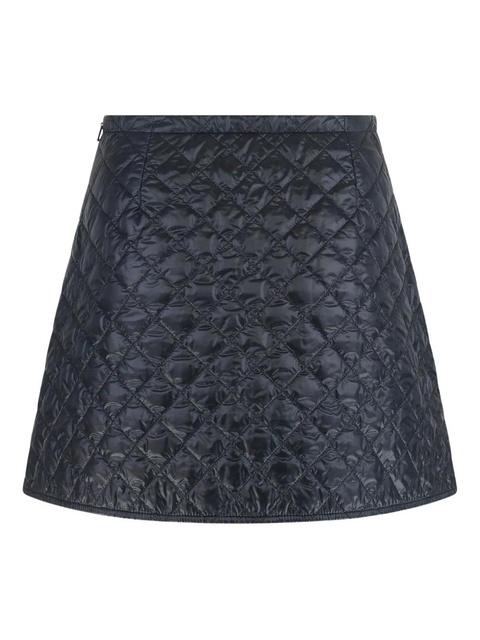 Moncler quilted mini skirt - Blue - zdjęcie produktu nr 2