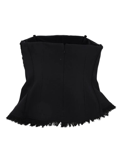 Simkhai Theodora fringed top - Black - zdjęcie produktu nr 2