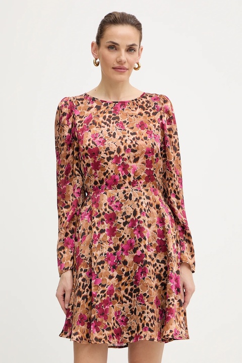 Morgan sukienka kolor brązowy mini rozkloszowana RIZAC.F - zdjęcie produktu nr 2