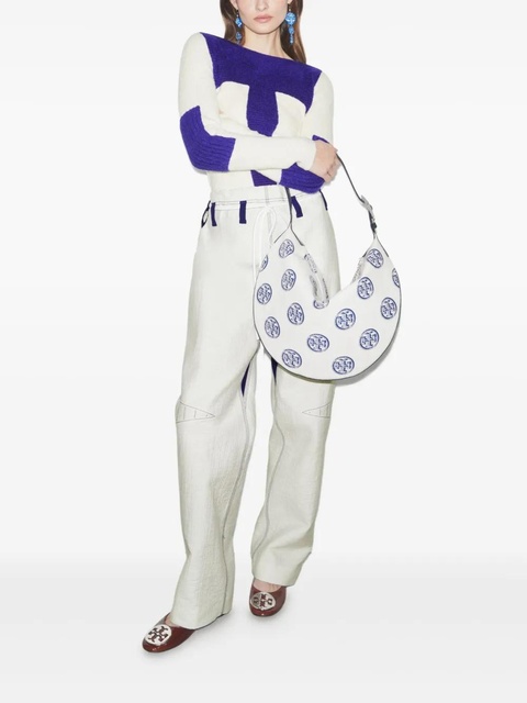 Tory Burch colour-block ribbed sweater - Neutrals - zdjęcie produktu nr 2