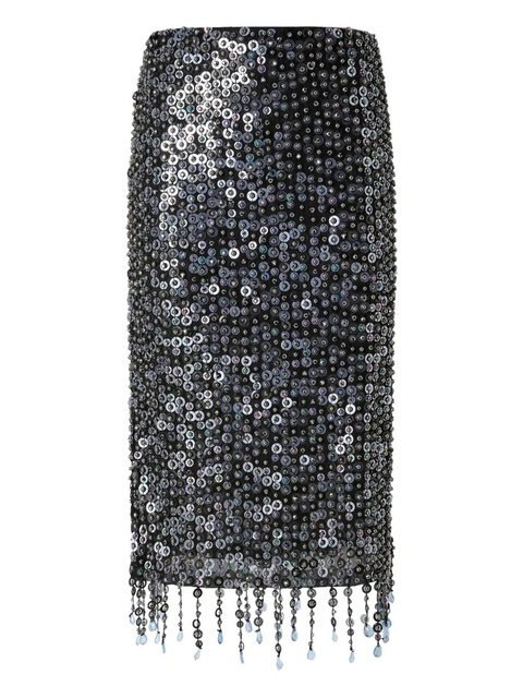 PINKO sequinned midi skirt - Grey - zdjęcie produktu nr 1