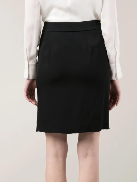 Lanvin bow detail straight skirt - Black - zdjęcie produktu nr 2