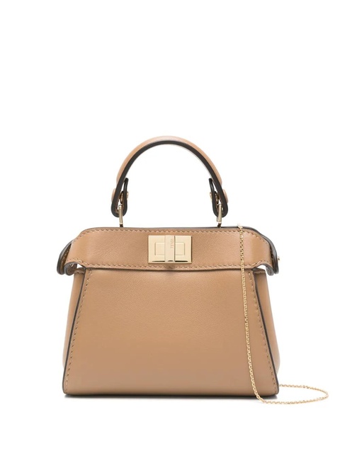 FENDI nano Peekaboo shoulder bag - Brown - zdjęcie produktu nr 1