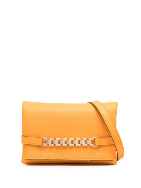 Victoria Beckham Chain Pouch leather tote bag - Orange - zdjęcie produktu nr 1