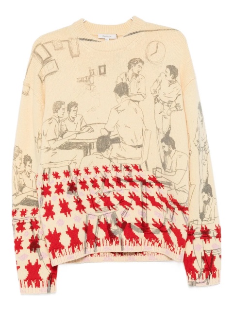 JW Anderson printed jumper - Yellow - zdjęcie produktu nr 1