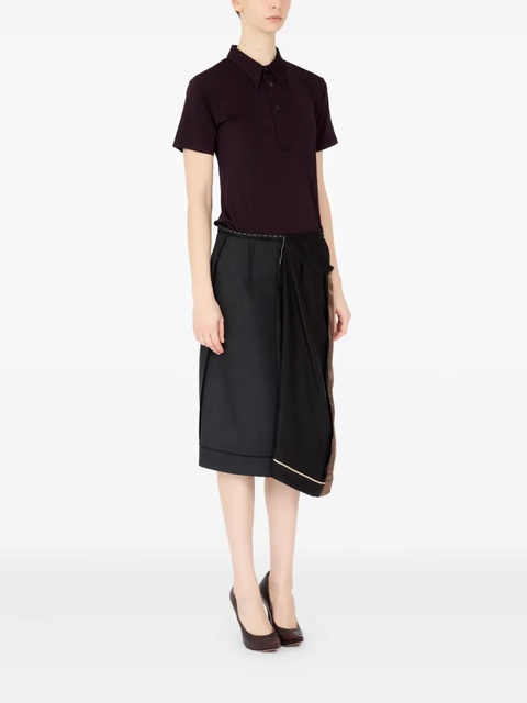 Maison Margiela asymmetrical panelled skirt - Grey - zdjęcie produktu nr 2