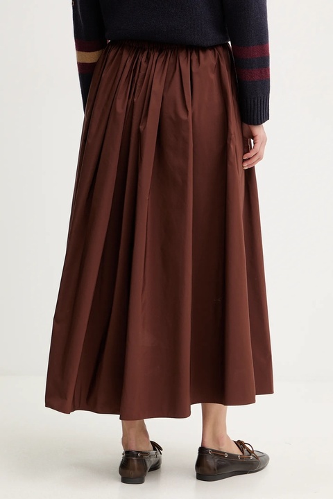 Weekend Max Mara spódnica BRUNO kolor brązowy midi rozkloszowana 2525106023600 - zdjęcie produktu nr 2