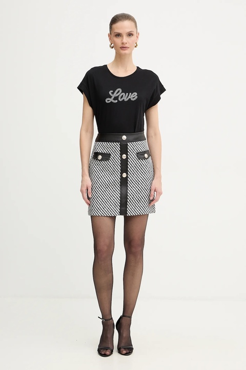 Morgan t-shirt damski kolor czarny DTOWN - zdjęcie produktu nr 2