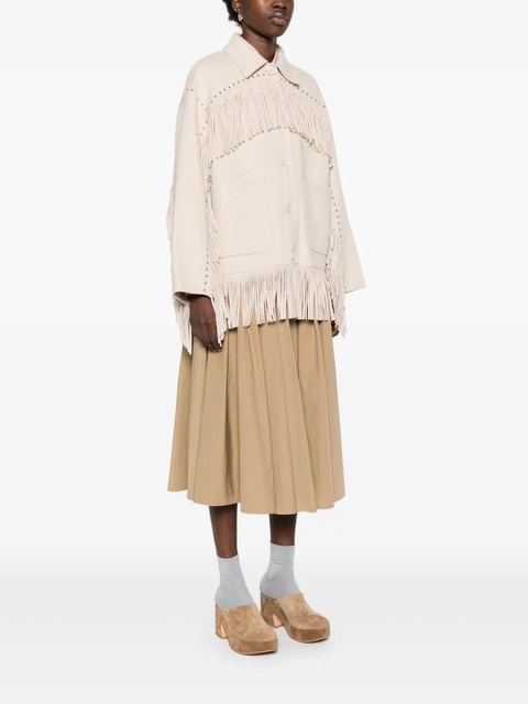 Maje fringed coat - Neutrals - zdjęcie produktu nr 2