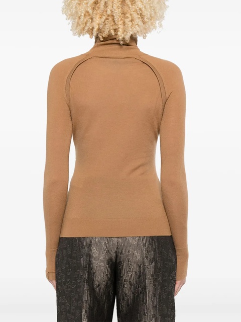 Victoria Beckham merino sweater - Brown - zdjęcie produktu nr 2