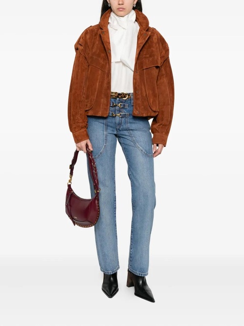 ISABEL MARANT buckled patch-pocket jeans - Blue - zdjęcie produktu nr 1