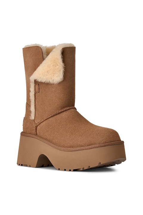 UGG śniegowce zamszowe Esmee Boot kolor brązowy 1171533.CHE - zdjęcie produktu nr 1