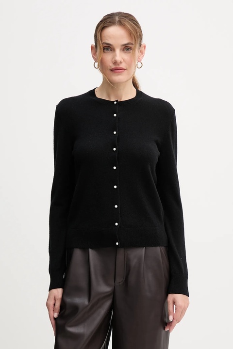 United Colors of Benetton kardigan kaszmirowy damski kolor czarny 1033D502A - zdjęcie produktu nr 2