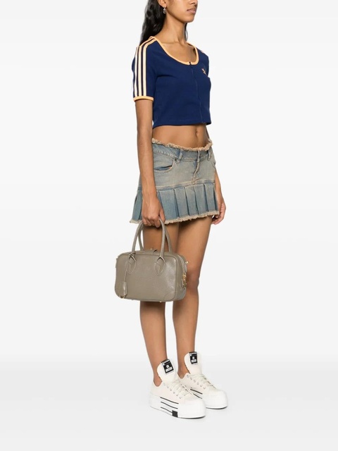 Golden Goose zipped leather tote bag - Green - zdjęcie produktu nr 2